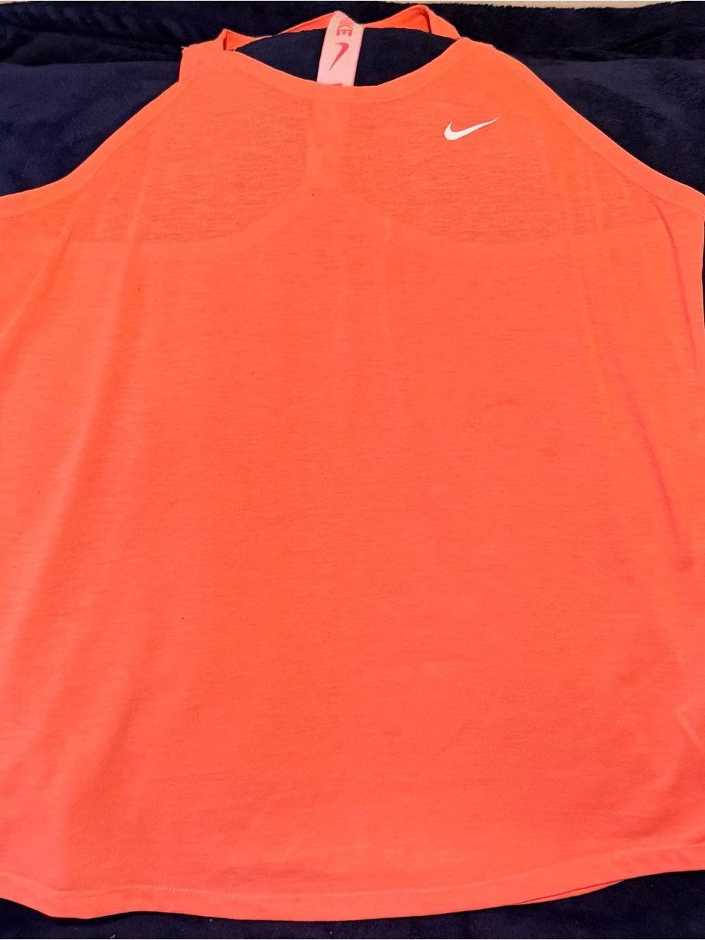 Nike Women’s Bright Orange Dri-FIT Racerback Tank